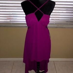 Magenta Express Halter Dress